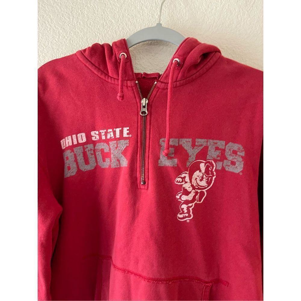 Champion Ohio state buckeyes men’s quarter zip sweatshirt size medium‎ - Picture 6 of 7